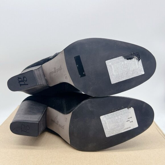 Paul Green Reya Boot Heeled Ankle Black Soft Suede UK 7.5 US 10 - NEW $550 - Picture 9 of 12